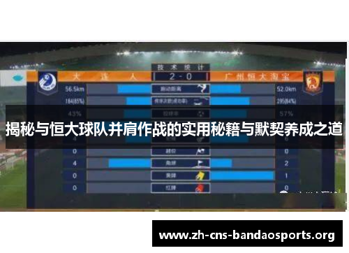 揭秘与恒大球队并肩作战的实用秘籍与默契养成之道 揭秘与恒大球队并肩作战的实用秘籍与默契养成之道
